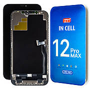 Дисплей APPLE iPhone 12 PRO Max (IPS) (IN CELL) (FHD) (ZY) з чорним тачскріном