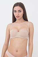 Бюстгальтер балконет з незнімним push-up Giulia L1512A0 Бюстгальтер 80C Beige-БЕЖЕВИЙ