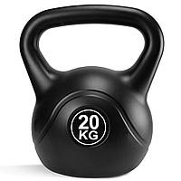 Гиря вінілова Cornix 20 кг XR-0433 Black