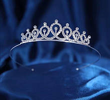 Діадема на свято для дівчинки в кристалах