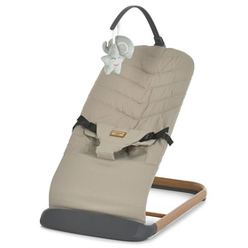 Баунсер гойдалка-шезлонг для новонароджених EL Camino IZZY (3 положення нахилу спинки) ME 1178-1-W Taupe Beige Бежевий