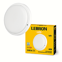 LED світильник LEBRON L-WLR-2465, 24W, 6500K, ІР44, круглий, 230V