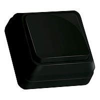 Вимикач 1 кл, 10А, "Julia", чорна