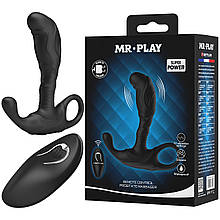 Гнучкий масажер простати з дистанційним керуванням та 12 режимами вібрації Mr.Play Remote Control Prostate Massager