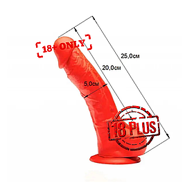 Ділдо на присоску 25см Stretch#3 Великобританія