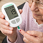 Прилад для вимірювання цукру + 50 тестів, від батарейки, GS61 / Глюкометр / Вимірювач цукру в крові, фото 5