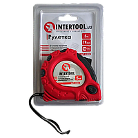 Рулетка з металевим полотном 5 м 19 мм "Супер Магніт" INTERTOOL MT-0305