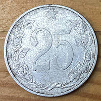 Монета Чехословаччини 25 гелеров 1953 р