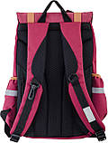 Рюкзак шкільний підлітковий YES 301 бордовий 554001, фото 2