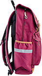 Рюкзак шкільний підлітковий YES 301 бордовий 554001, фото 4