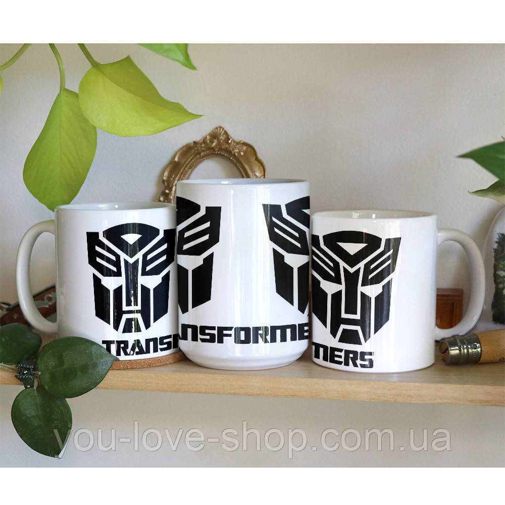 Чашка  Трансформеры "Лого" / Transformers 425, фото 1