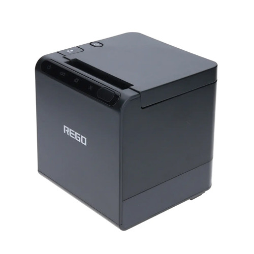 Термопринтер POS чековий принтер Wi-Fi USB LAN з автообрізанням REGO RG-P80B 58/80мм, фото 1