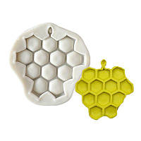 Молд силіконовий Соти 57 на 55 мм сірий