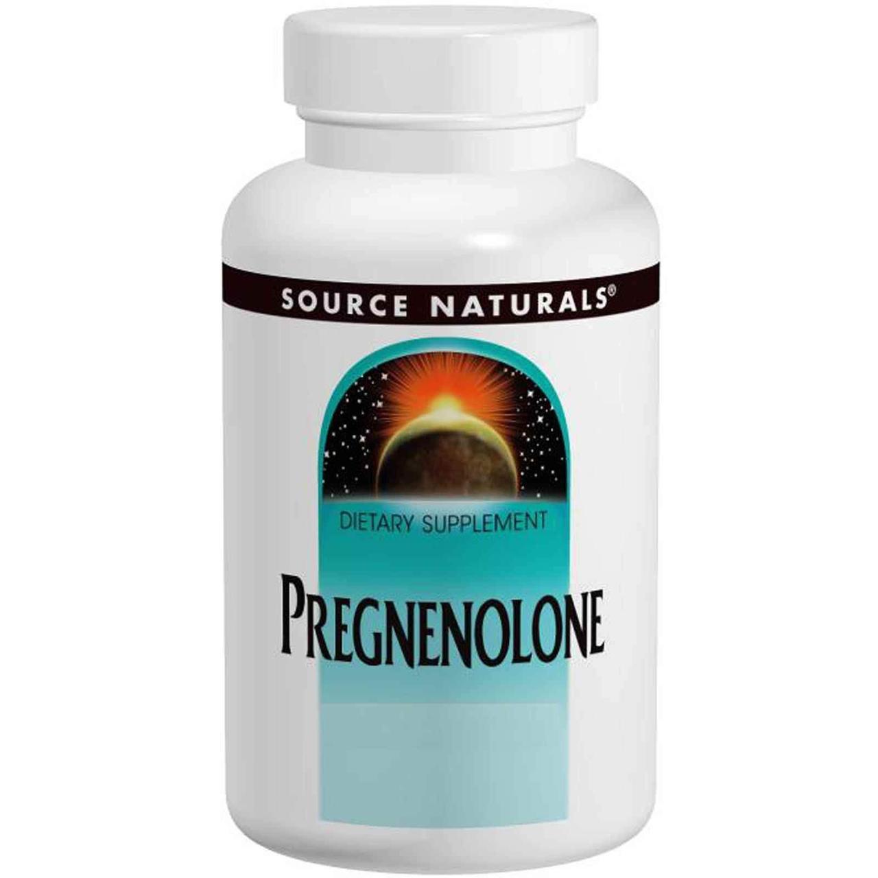Прегненолон, Pregnenolone, Source Naturals, 50 мг, 120 таблеток yY., фото 1
