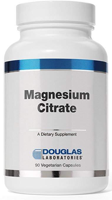Магній цитрат, Magnesium Citrate, Douglas Laboratories, підтримує ензматичну активність, м'язи та нерви, 90 капсул yY., фото 1