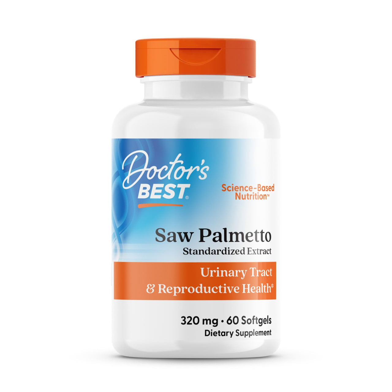 Со Пальметто, Saw Palmetto, Doctor's Best, екстракт, 320 мг, 60 гелевих капсул yY., фото 1