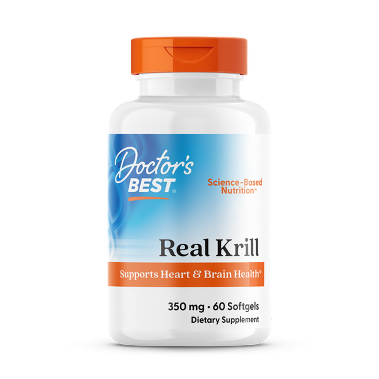 Олія криля, Real Krill, Doctor's Best, 350 мг, 60 гелевих капсул yY., фото 1