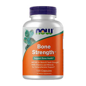 Міцні кістки, Bone Strength, Now Foods, 120 капсул yY.