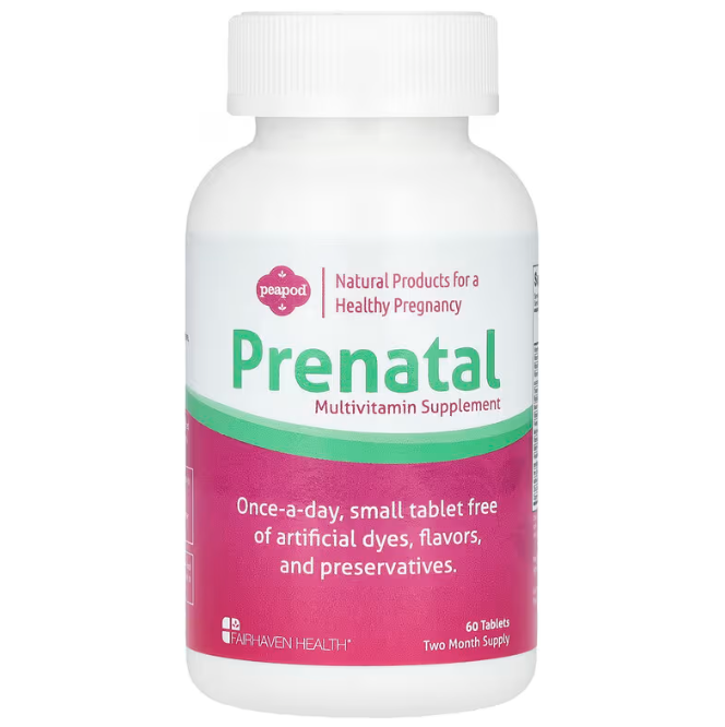 Вітаміни для вагітних, Prenatal Multivitamin, Fairhaven Health, 60 таблеток yY., фото 1