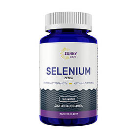 Селен, Selenium Powerfull, Sunny Caps, 50 мкг, 100 капсул yY.
