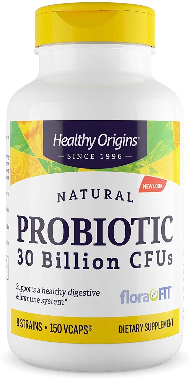Пробіотики, Probiotic, Healthy Origins, 30 млрд. КУО, 150 вегетаріанських капсул yY., фото 1