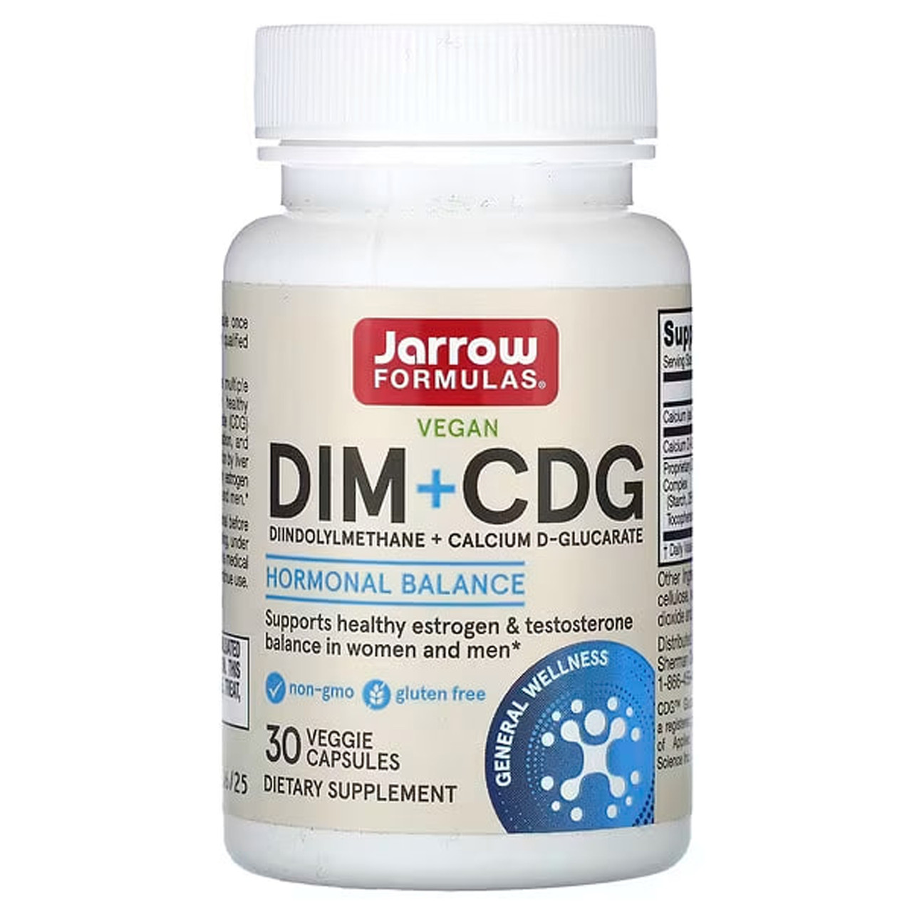 DIM + CDG детоксикація, Detoxification Formula, Jarrow Formulas, 30 капсул yY., фото 1