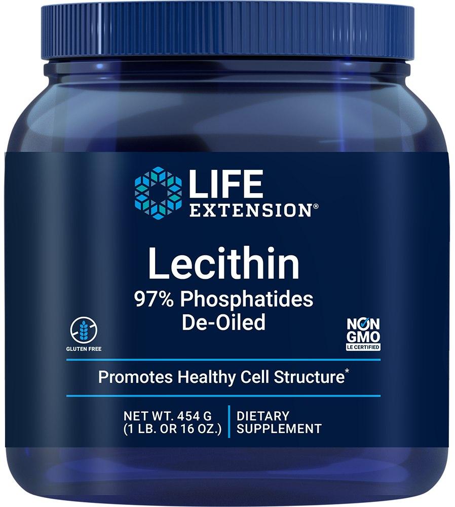 Лецитин, Lecithin, Life Extension, 454 г yY., фото 1