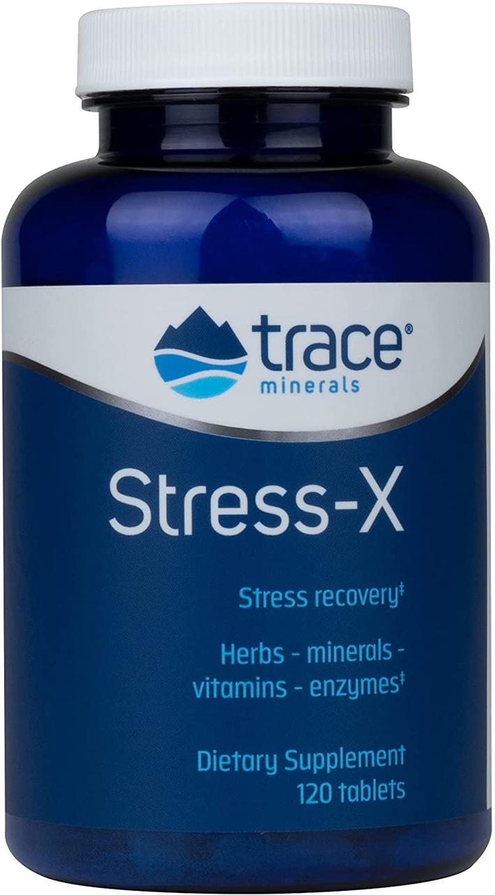 Стрес-X, захист від стресу, Stress-X, Trace Minerals Research,120 таблеток yY., фото 1