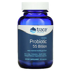Пробіотик, Probiotic, Trace Minerals Research, 55 млрд, 30 капсул yY.