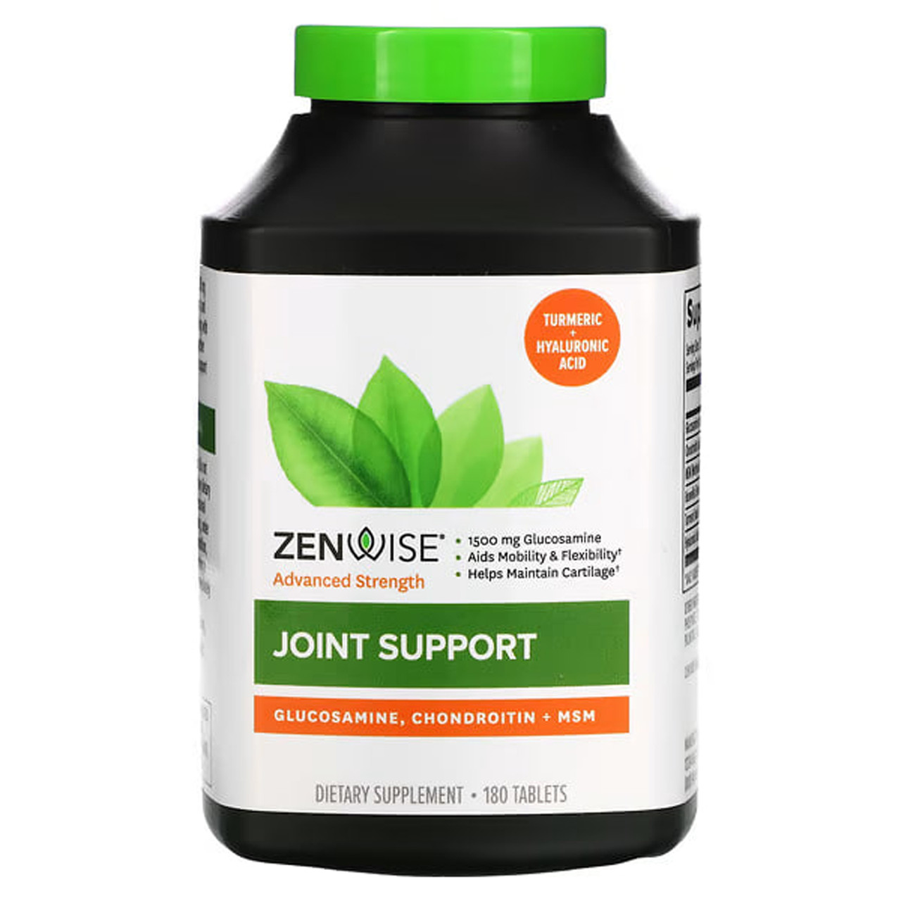 Підтримка суглобів, Joint Support, Zenwise Health, підвищена сила, 180 таблеток yY., фото 1