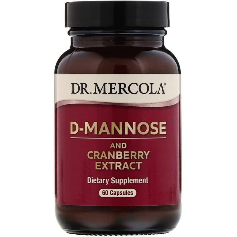 Підтримка нирок з журавлиною, D-Mannose and Cranberry, Dr. Mercola, 60 капсул yY., фото 1
