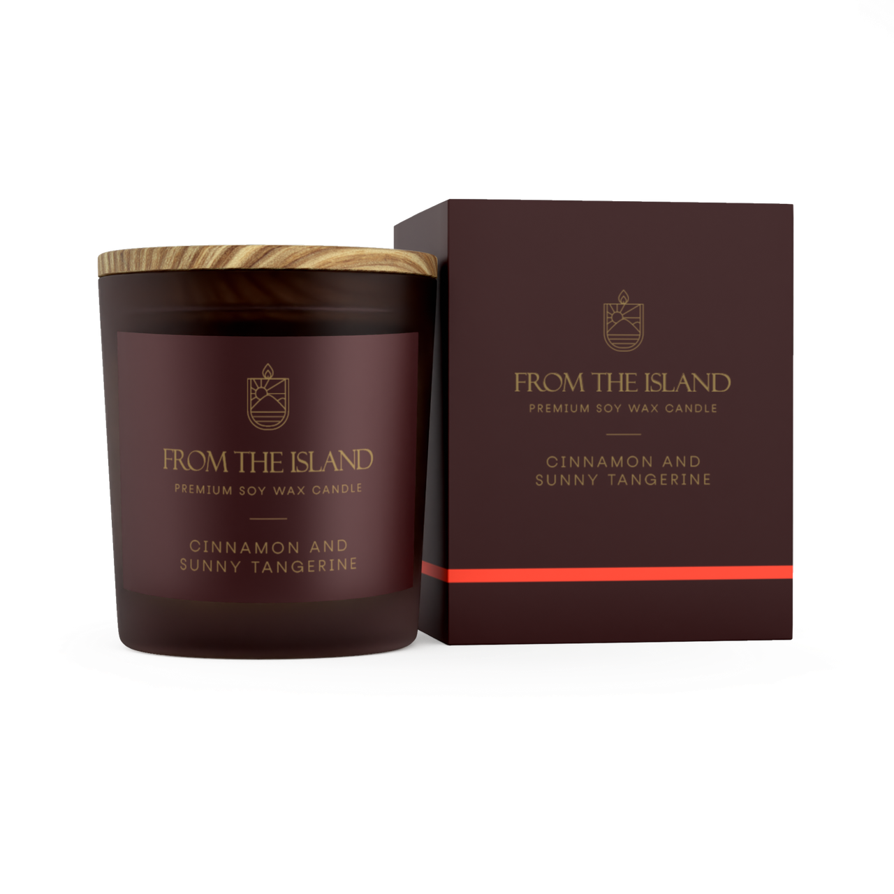 Ароматична свічка, From the Island, Кориця та сонячний мандарин, 250 мл yY., фото 1