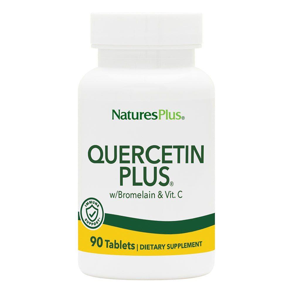 Кверцетин, Quercetin Plus, Nature's Plus, 90 таблеток yY., фото 1