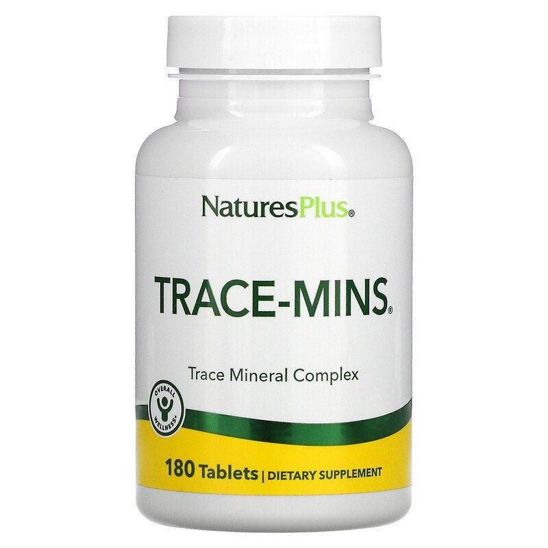 Мультимінерали, Trace-Mins, Nature's Plus, 180 таблеток yY., фото 1