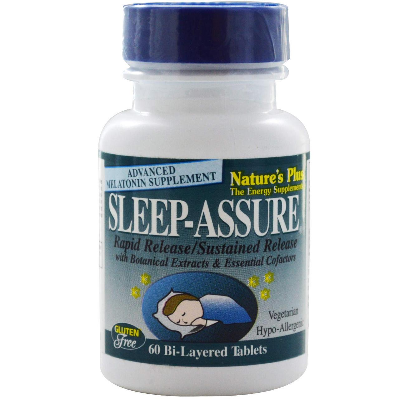 Формула для сну, Sleep Assure, Nature's Plus, 60 таблеток yY., фото 1
