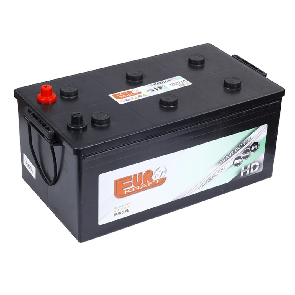 Акумулятор стартерний 230Ah 6СТ-230 EUROKRAFT SUPER HEAVY DUTY (SHD) (+/-) EN1500 514x276x242 з-д MO 730 84 03, фото 1