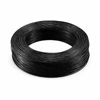 ТОП! Кабель силовой MYSUN гнучкий, мідний, бухта 610м BLACK (24AWG-BK) - (gHome)