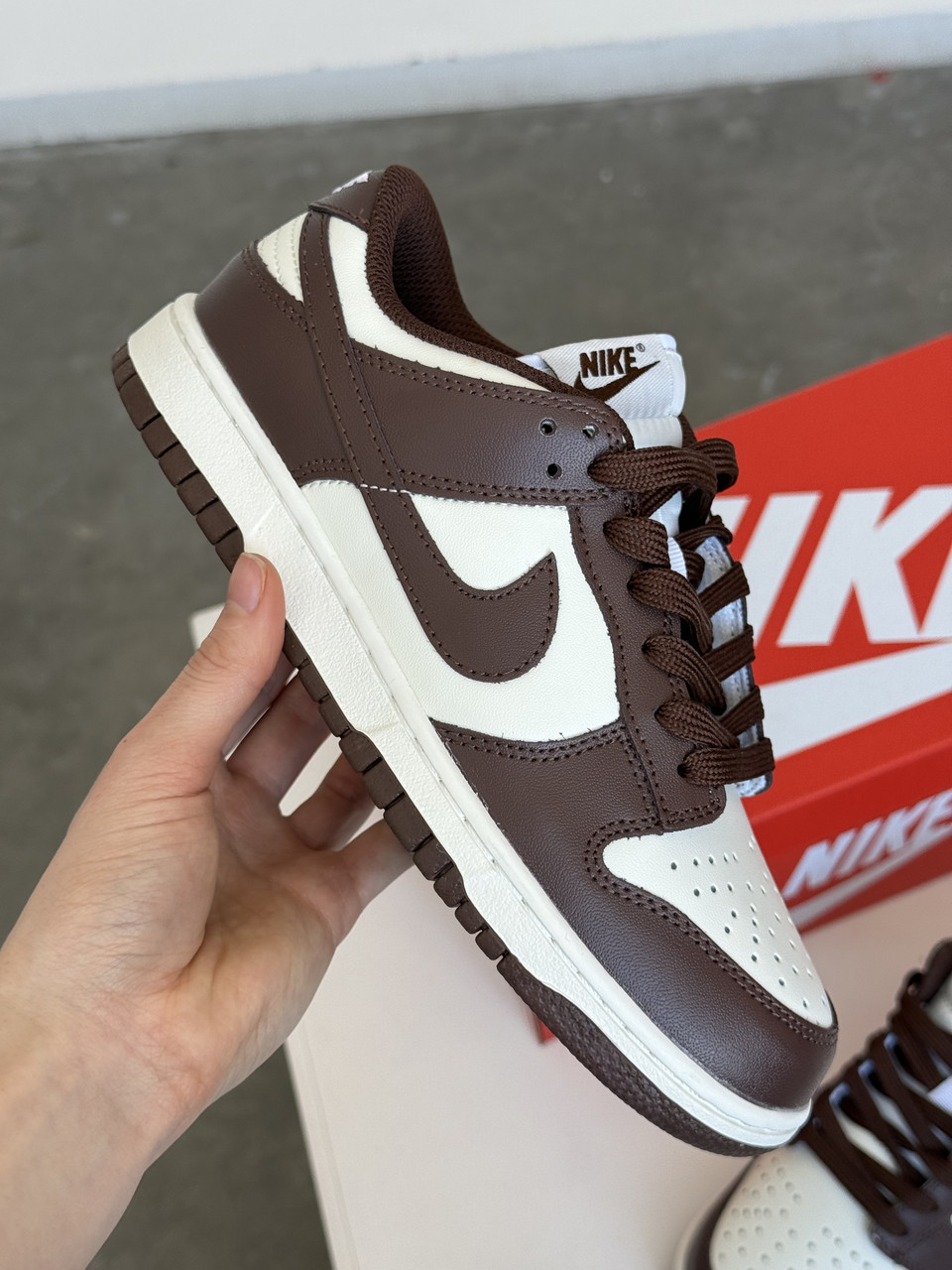 SB Dunk low Brown, фото 1