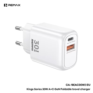 REMAX Gan Fast Charger 30W Type-C / USB A
