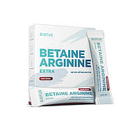 Бетаин Аргинин Экстра, Betaine Arginine Extra, Biotus, вкус вишни, 10 саше (по 10 мл каждый) vS.