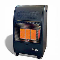 Газовий нагрівач для приміщень і вулиці 4200 Вт, Мобільний газовий нагрівач для та дому подвійний, газовий керамічний обігрівач