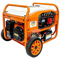 Генератор RURIS GE 8000 7,5 кВт Бензиновий 3 фаз | електростартер | з колесами