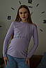 Лонгслів з мʼякоі бавовни для вагітних з секретиком для годування (розміри: XS-XL) лавандовий, фото 6