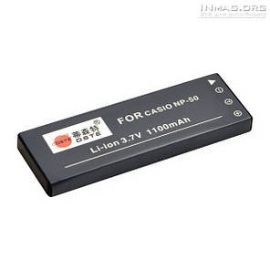Акумулятор для фотоапарата Casio NP-50, 1100-1400 mAh., фото 2