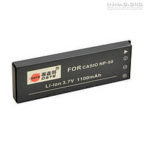 Акумулятор для фотоапарата Casio NP-50, 1100-1400 mAh., фото 2