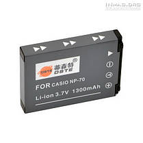 Акумулятор для фотоапарата Casio NP-70, 1300 mAh., фото 2