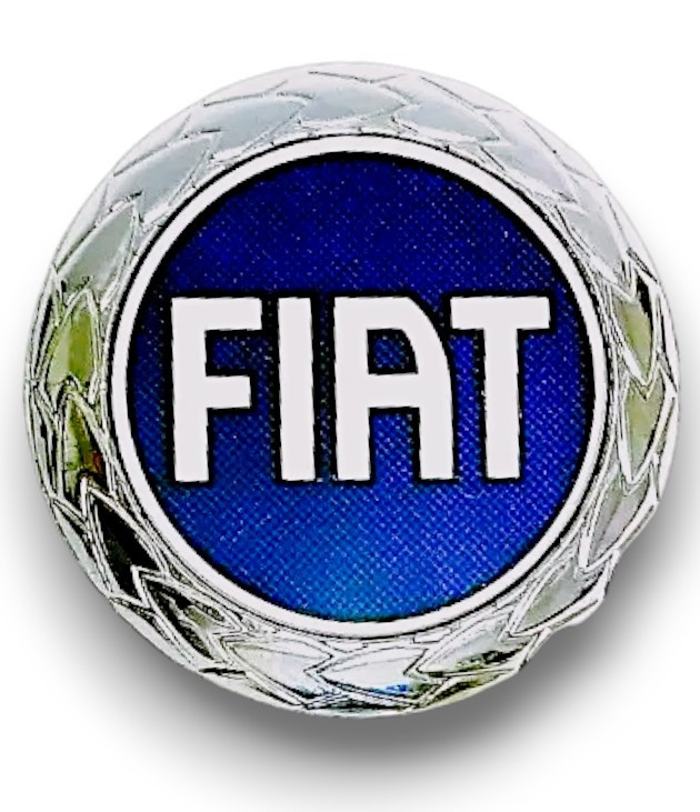 Емблема Fiat синя 95мм (1509-1510), фото 1