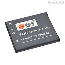 Акумулятор для фотоапарата Casio NP-120, 900 mAh., фото 3