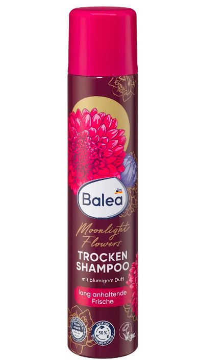 Сухий шампунь для волосся Balea Moonlight Flowers миття без води, фото 1