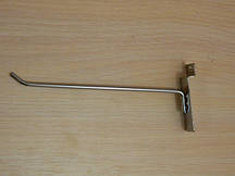 Гачок одинарний 25 см на економний панель